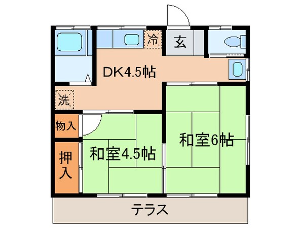 第三うるし原荘の物件間取画像